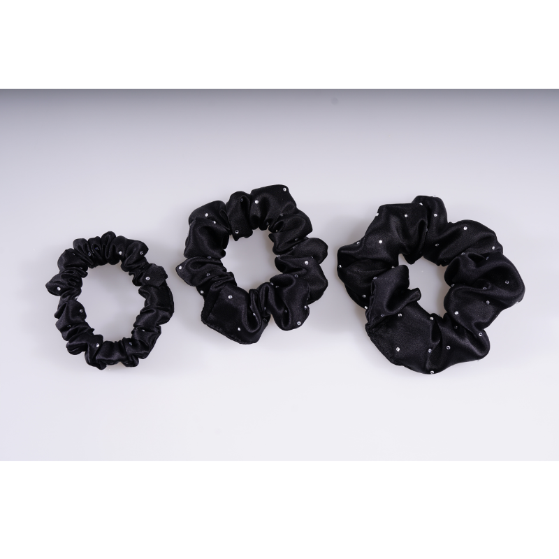 Custom Crystal Silk Scrunchie丨Custom Brand & Bulk Wholesale
