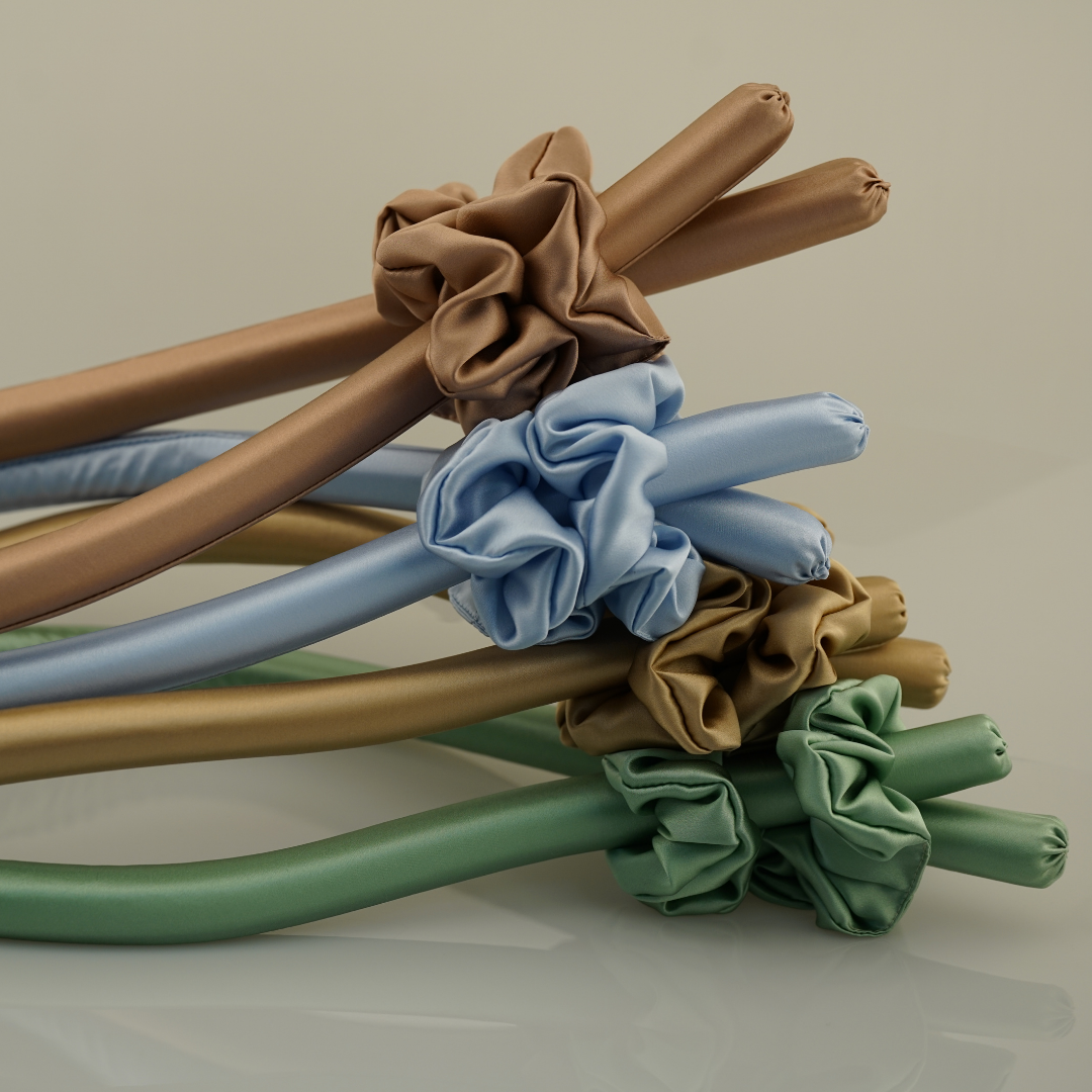 Silk Heatless Hair Curler (EPE Filled)丨Custom Brand