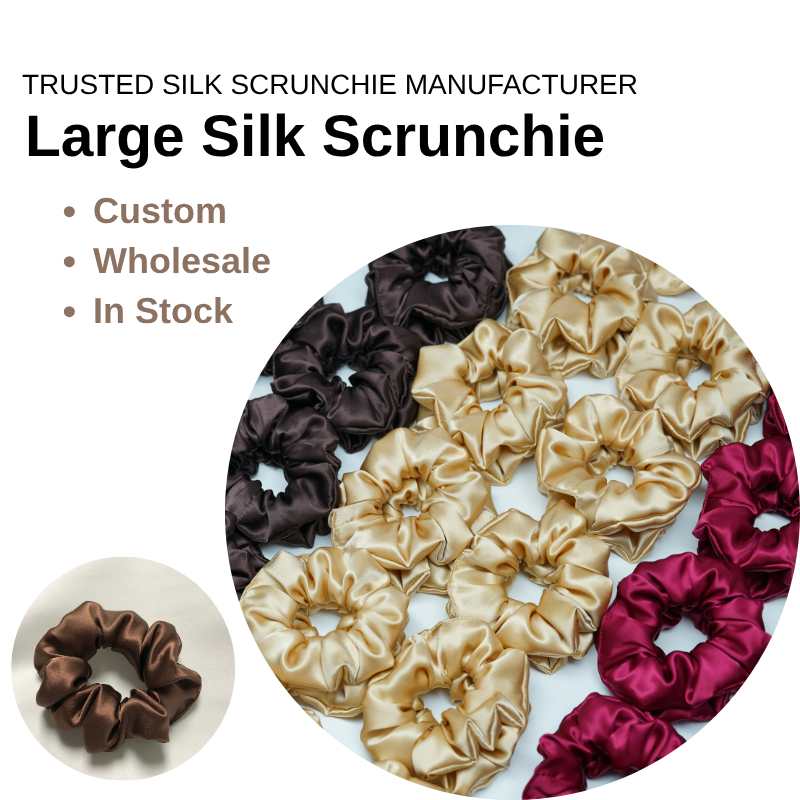 Large Silk Scrunchies – Size Guide, Custom, Wholesale & In Stock