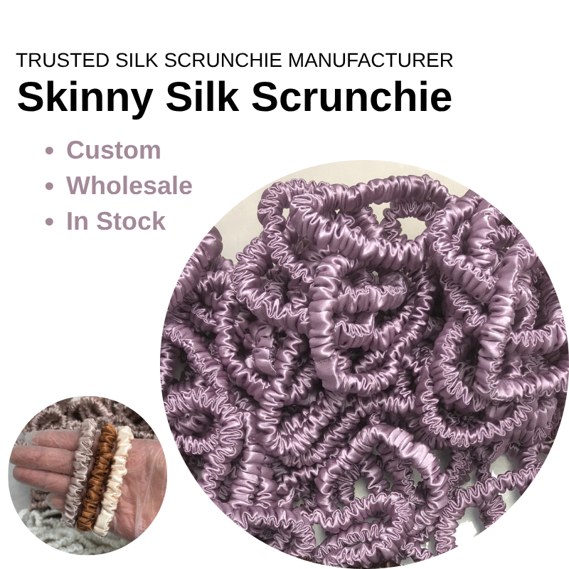 Skinny Silk Scrunchie – Size Guide, Custom, Wholesale & In Stock