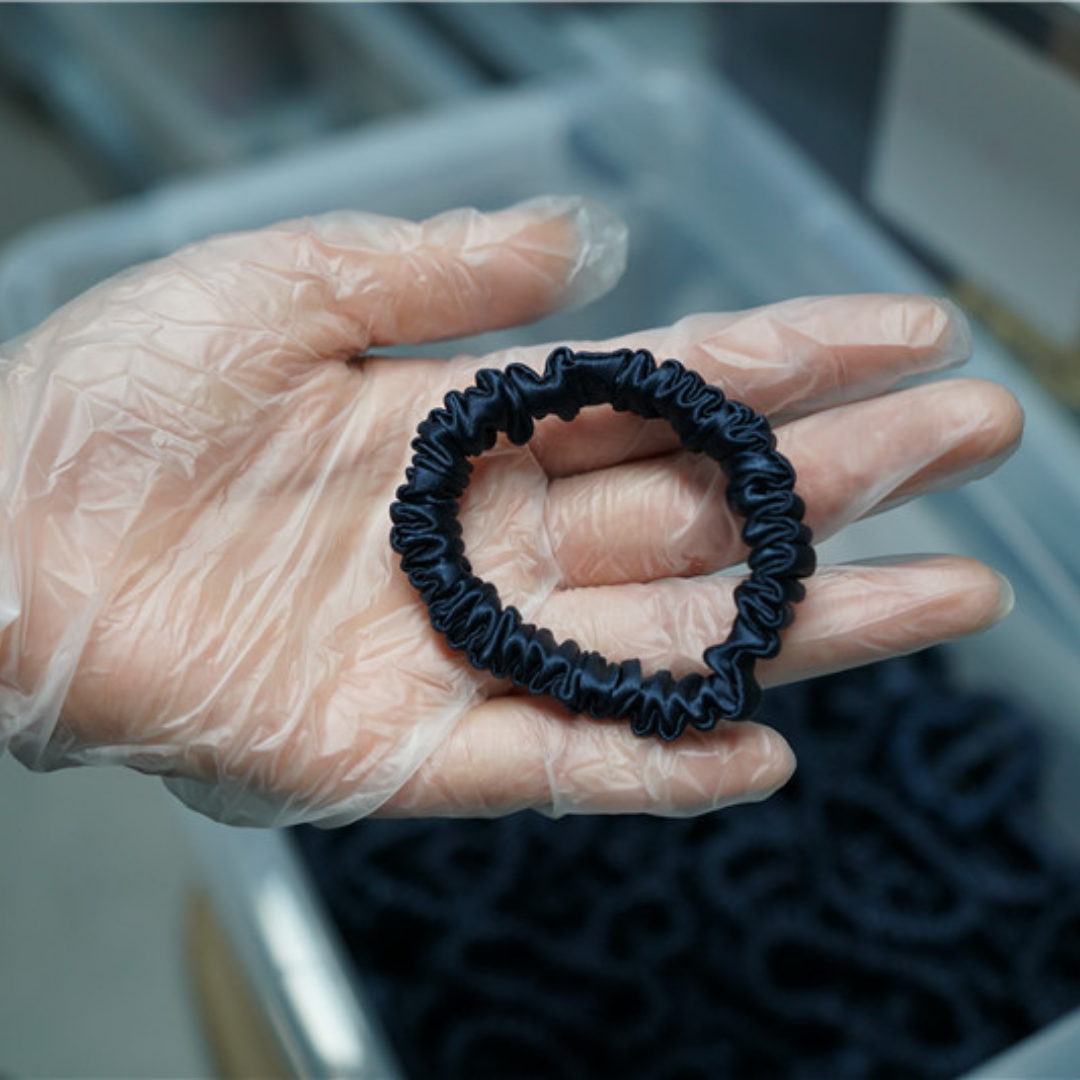 Mini Silk Scrunchies Wholesale - Mix Colors & Fixed Fee