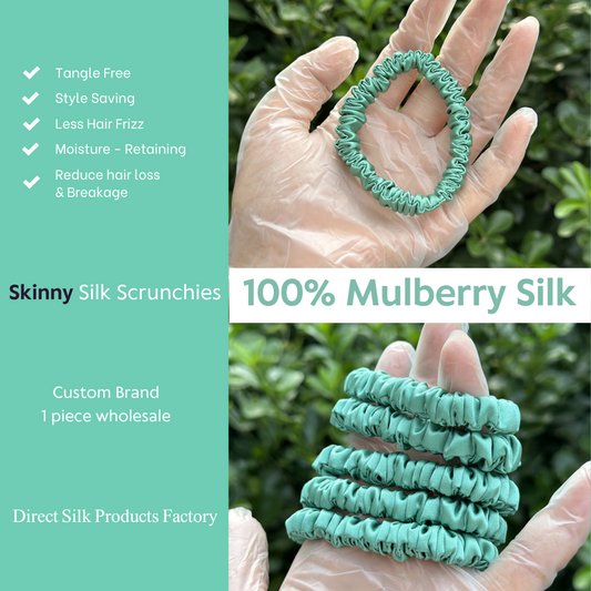 Bamboo Silk Scrunchie Skinny