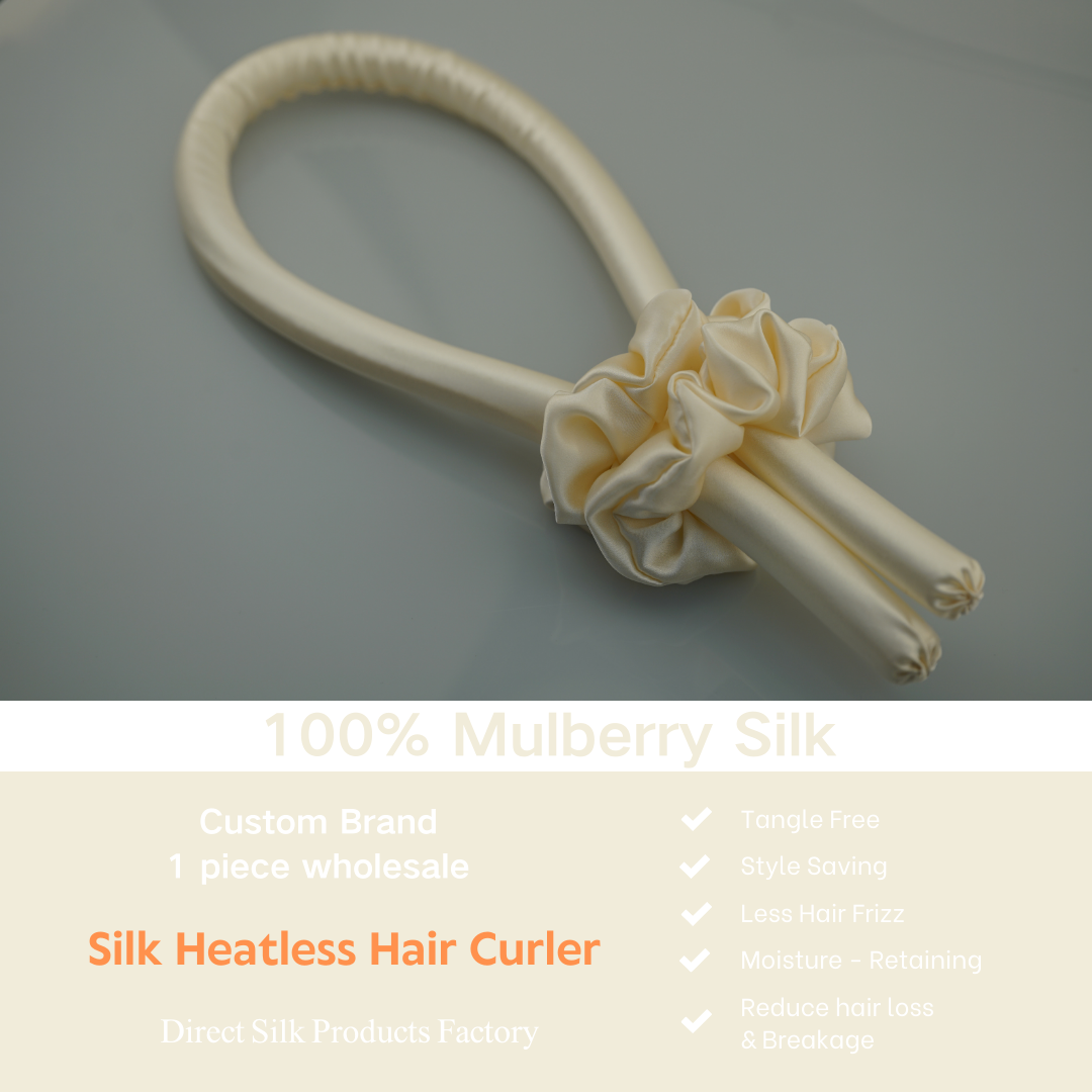 Champagne Heatless Silk Hair Curler