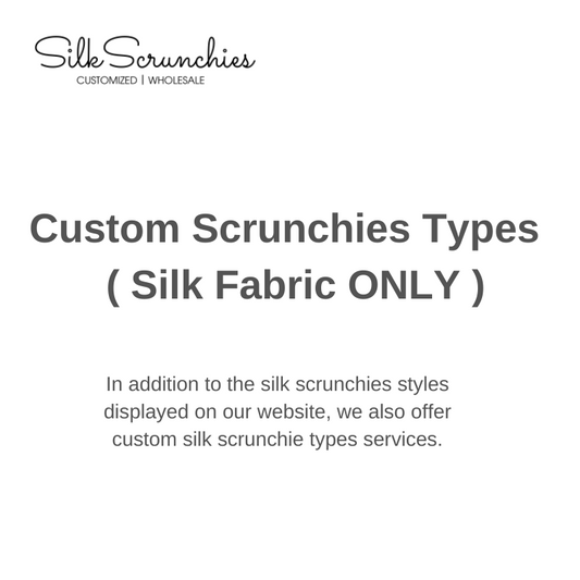Custom Scrunchies Types