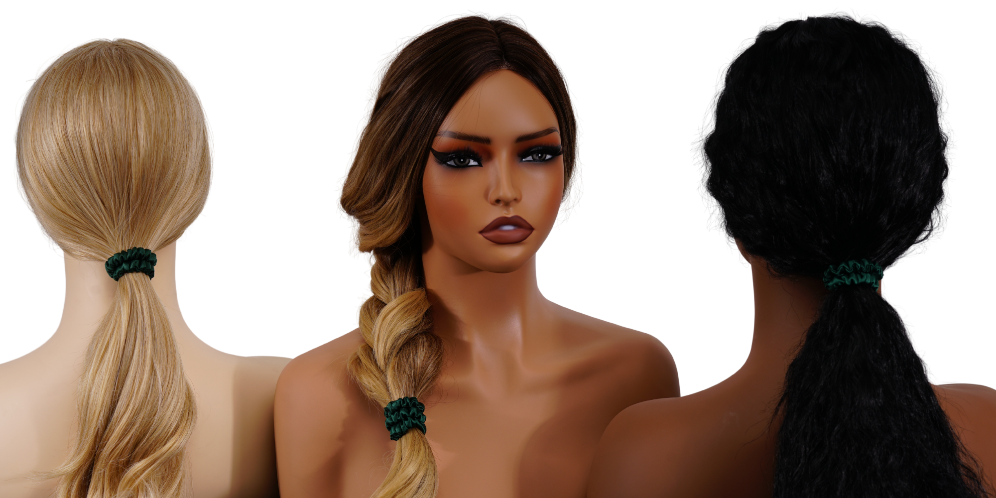 Dark-Green-Silk-Scrunchies-Color-52