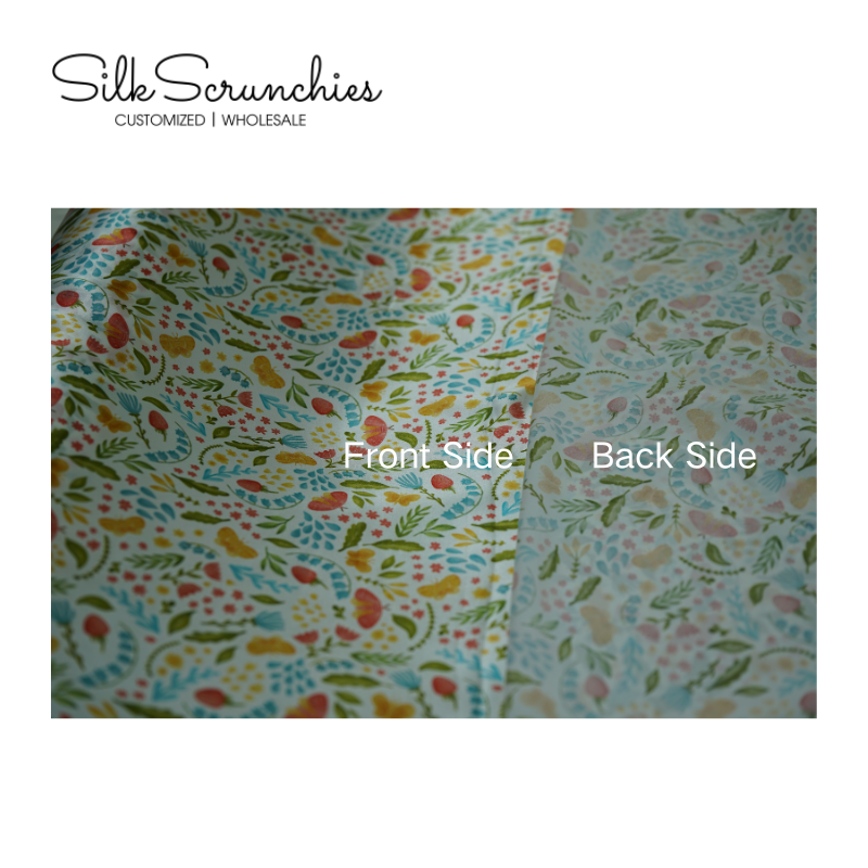 Custom Pattern Silk Scrunchie