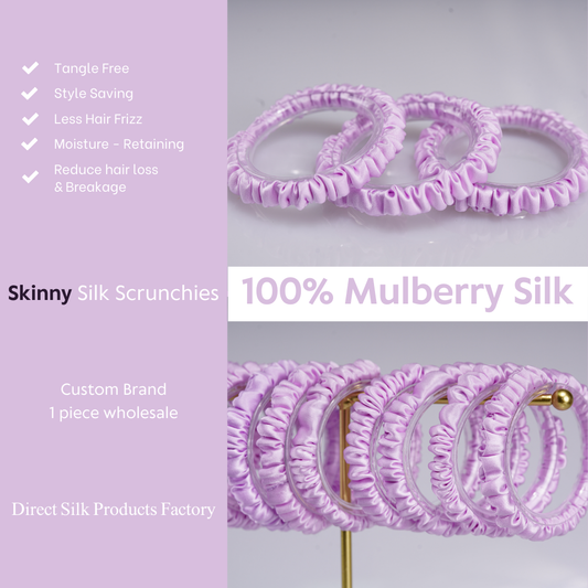 Sakura Silk Scrunchie Skinny