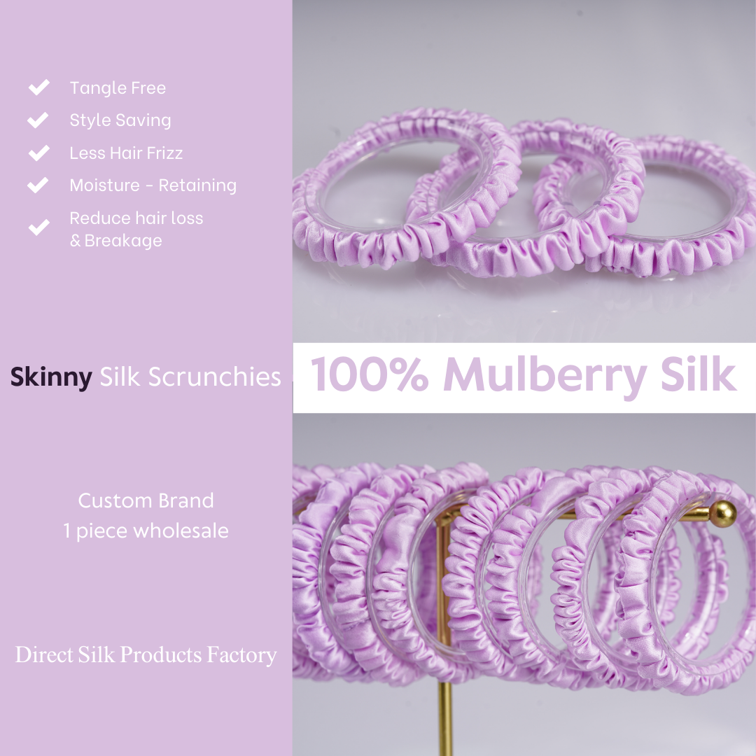 Sakura Silk Scrunchie Skinny
