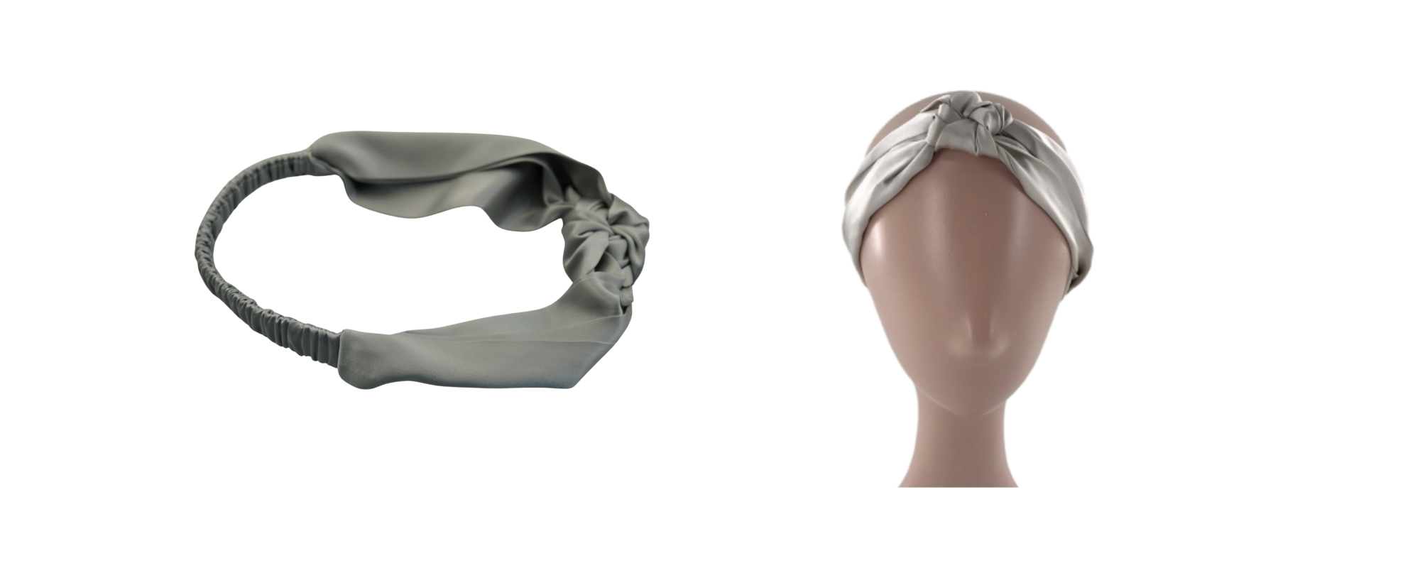 silk knotted headband custom wholesale, custom brand low MOQ, 1 piece wholesale
