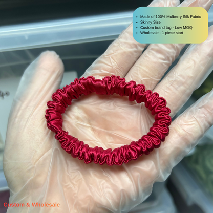 Azalea Silk Scrunchie Skinny Wholesale丨In Stock