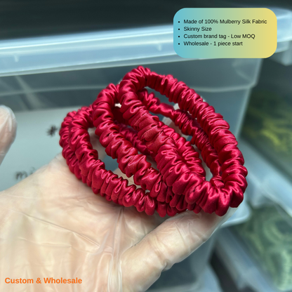 Azalea Silk Scrunchie Skinny Wholesale丨In Stock