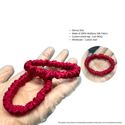 Azalea Silk Scrunchie Skinny Wholesale丨In Stock