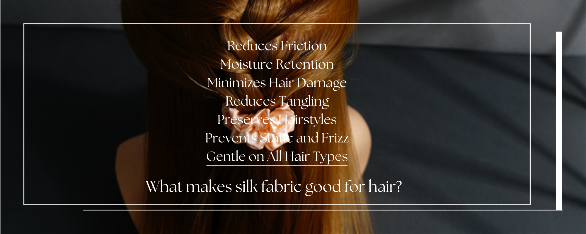 Classic Silk Scrunhies, gentle on hair