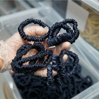 Mini Silk Scrunchies Wholesale - Mix Colors & Fixed Fee
