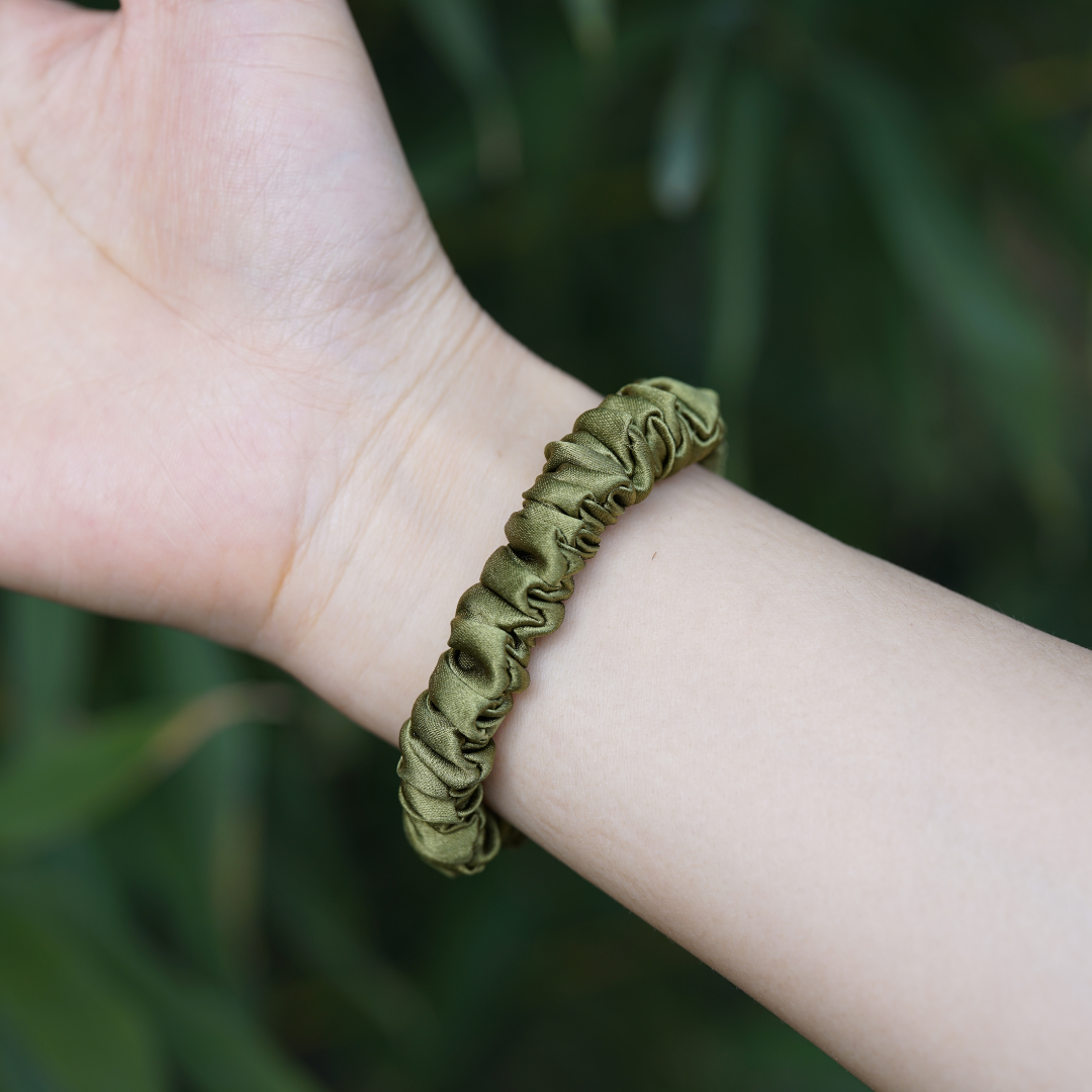 Mini Silk Scrunchies Wholesale - Mix Colors & Fixed Fee