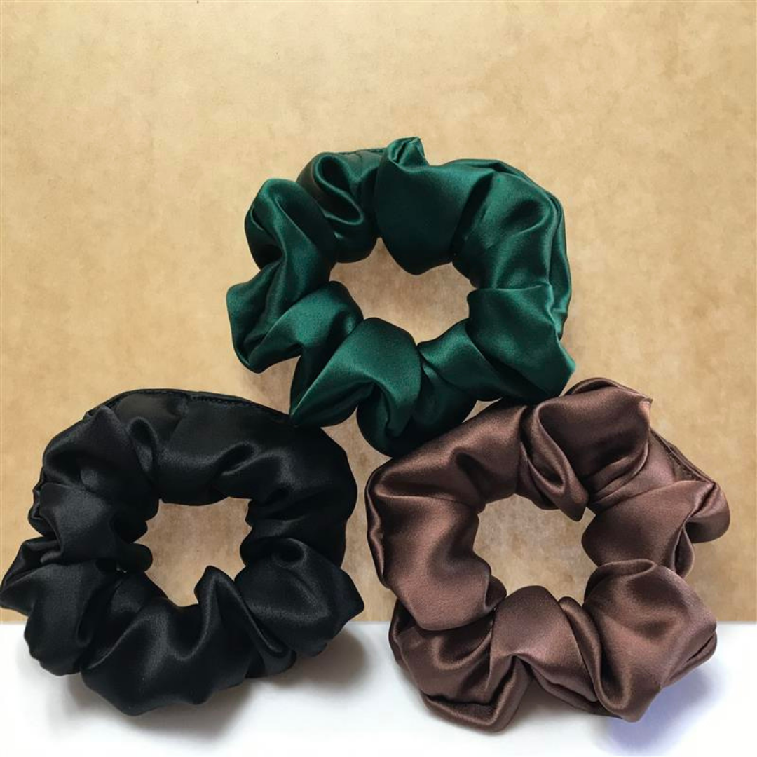Custom Silk Scrunchie Large丨Custom Brand