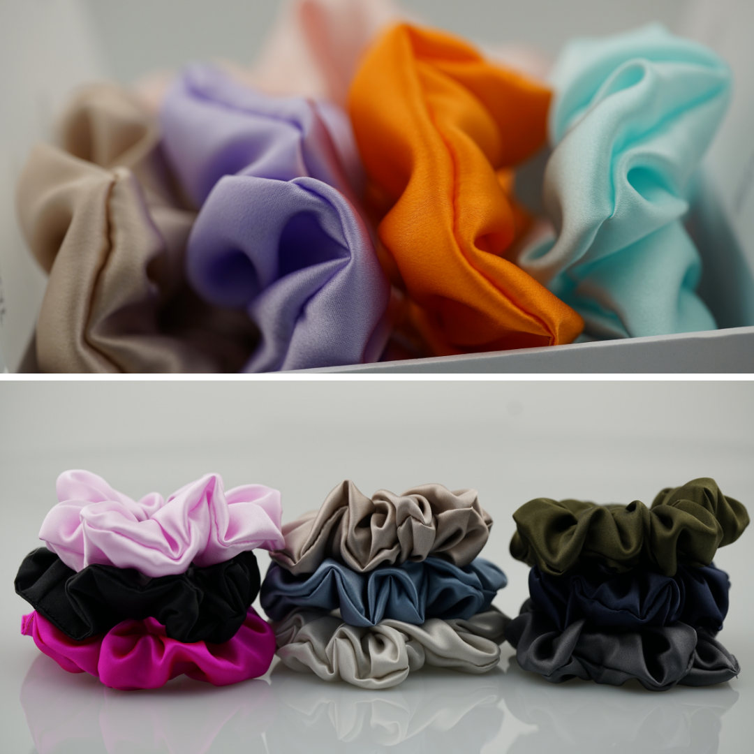 Custom Silk Scrunchie Large丨Custom Brand