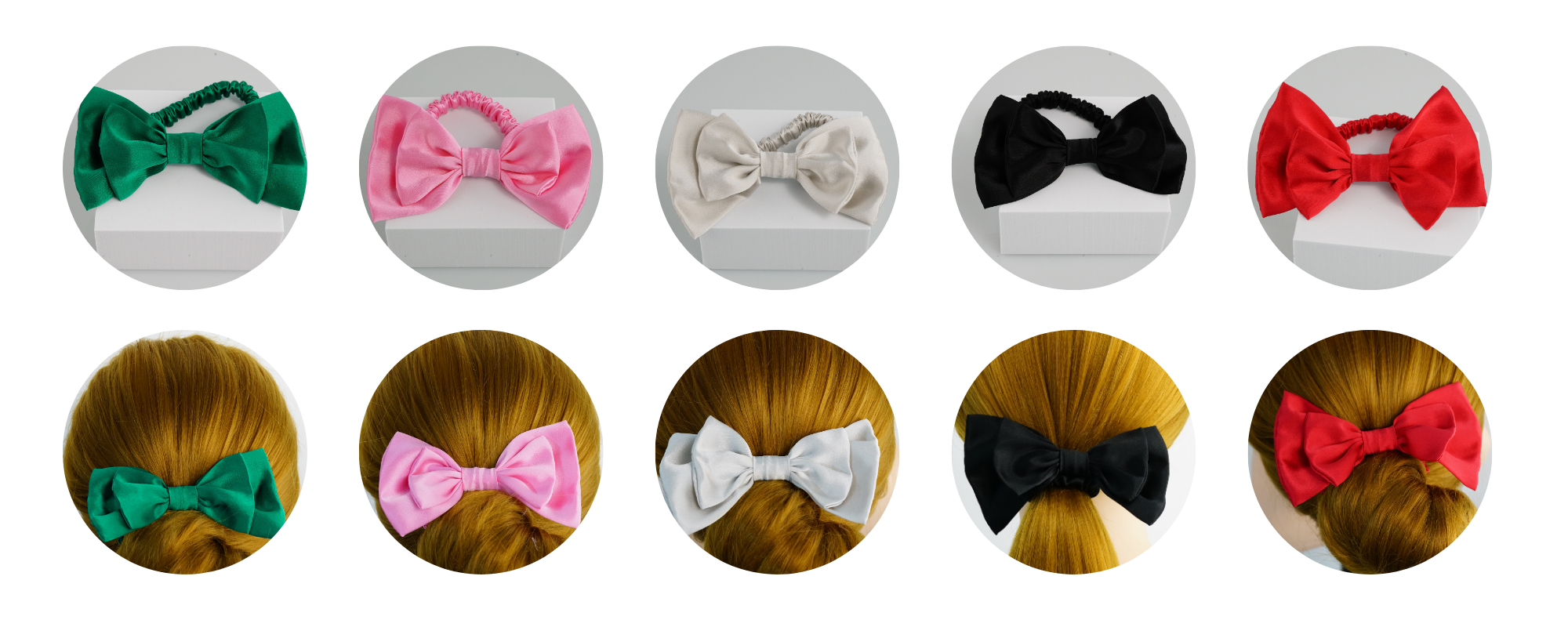 Silk Scrunchie with Bow (Bowknot)