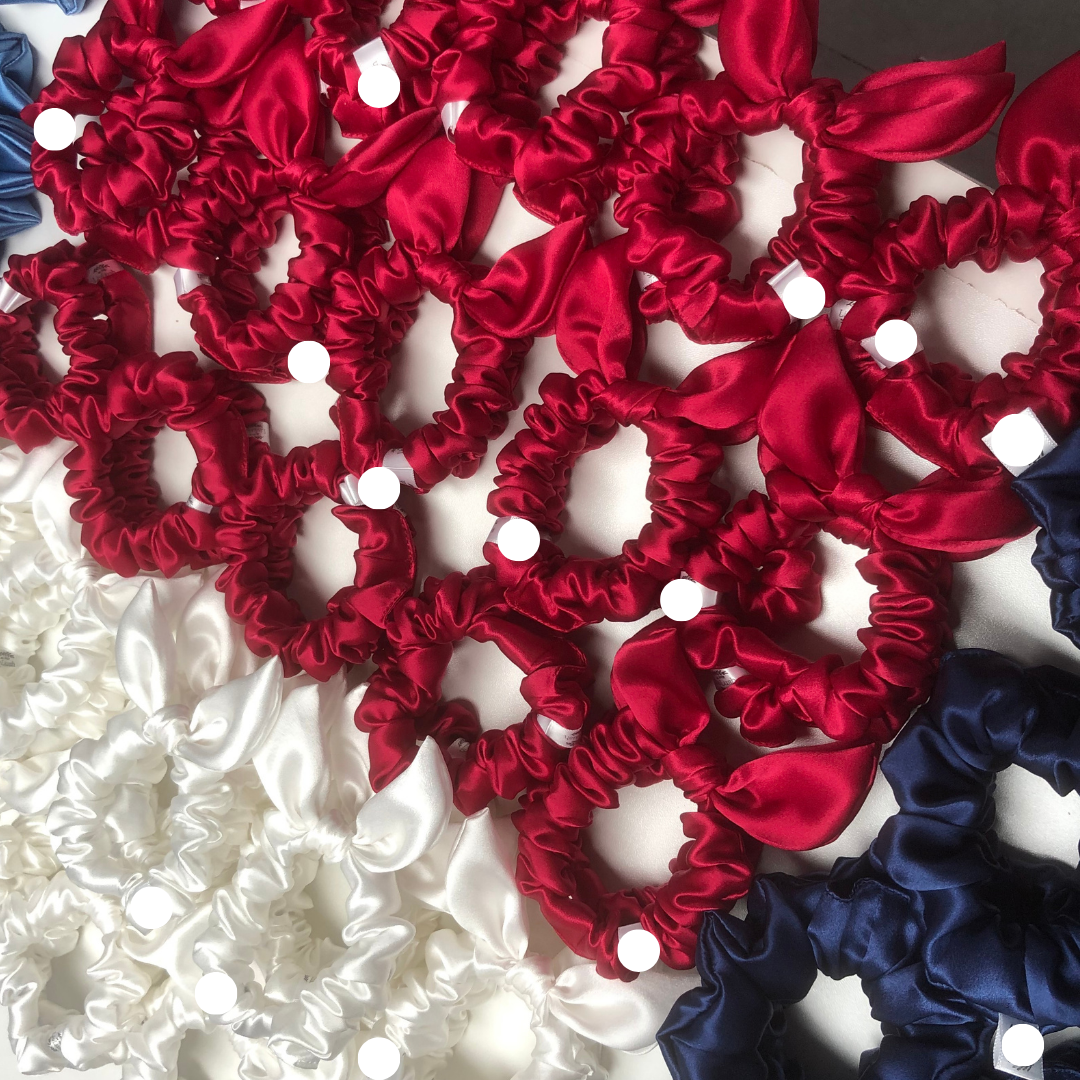 Custom Silk Scrunchie Bow丨Custom Brand