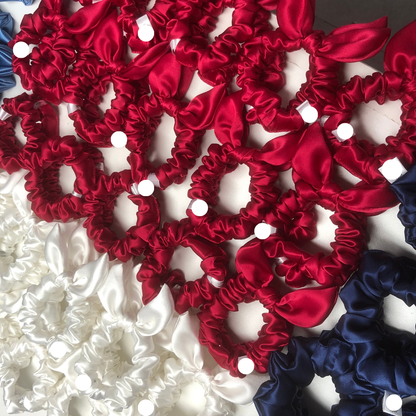 Custom Silk Scrunchie Bow丨Custom Brand