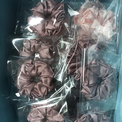 Custom Silk Scrunchie Oversize Fluffy丨Custom Brand