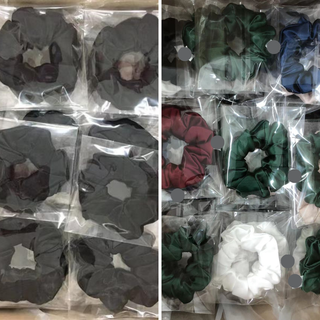 Custom Silk Scrunchie Large丨Custom Brand