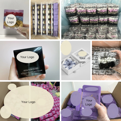 custom box for silk scrunchie
