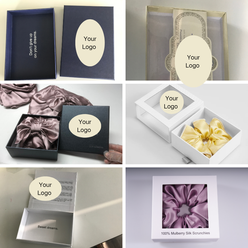 custom box for silk scrunchie