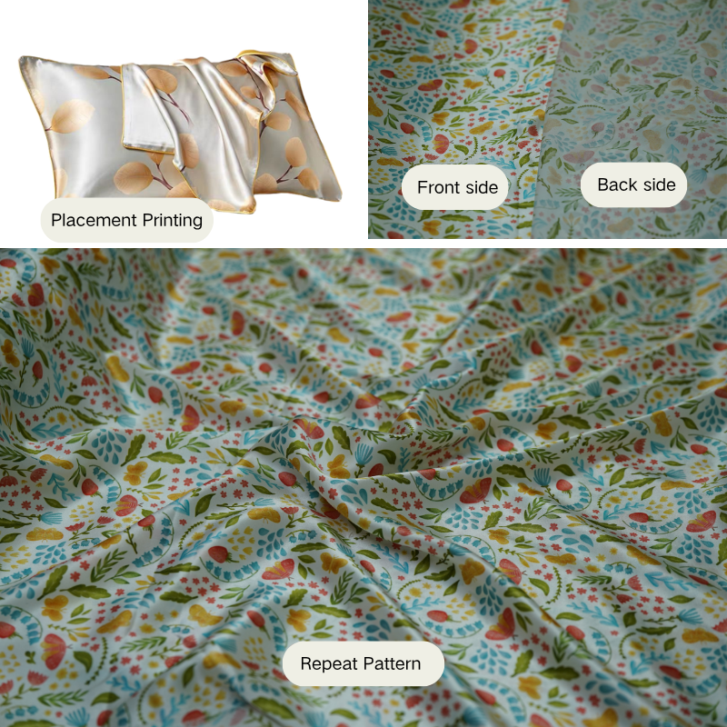 Custom Printed Silk Scrunchie