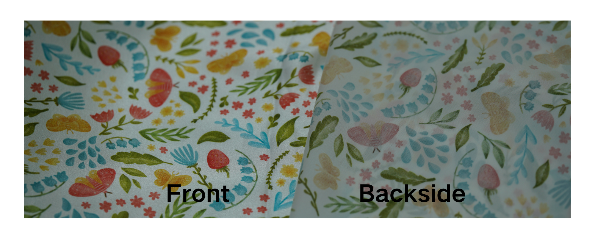 custom printed silk fabric pattern