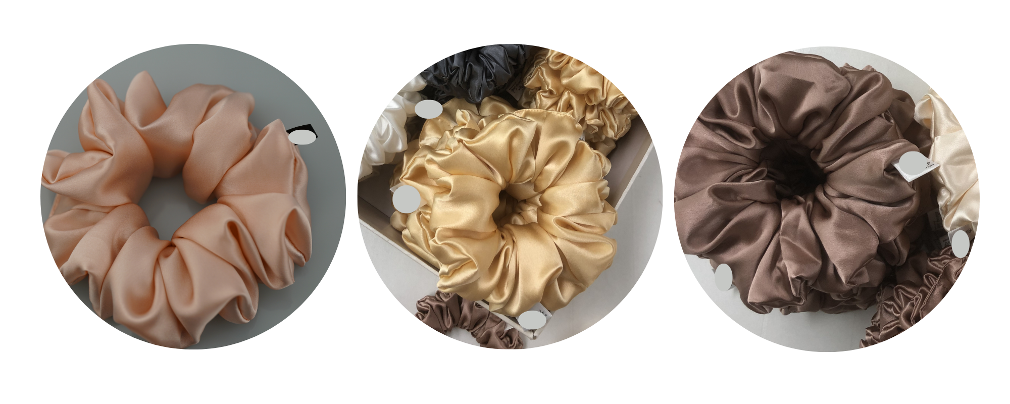 Custom Silk Scrunchie Fluffy Oversize For Brands