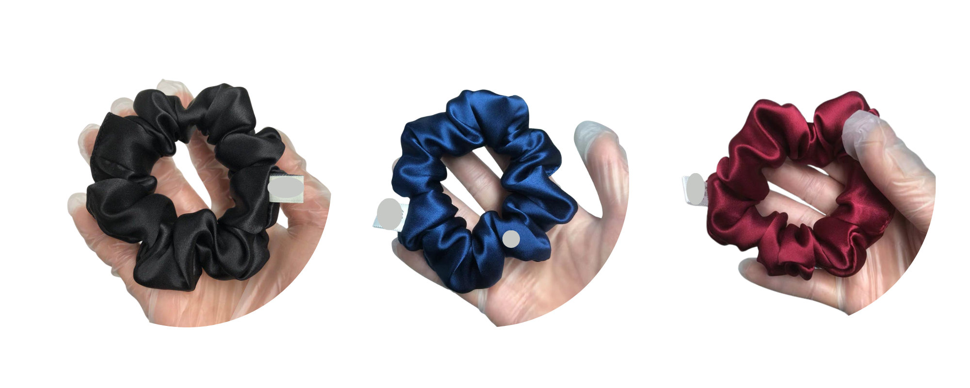 Custom Silk Scrunchie Medium For Brands