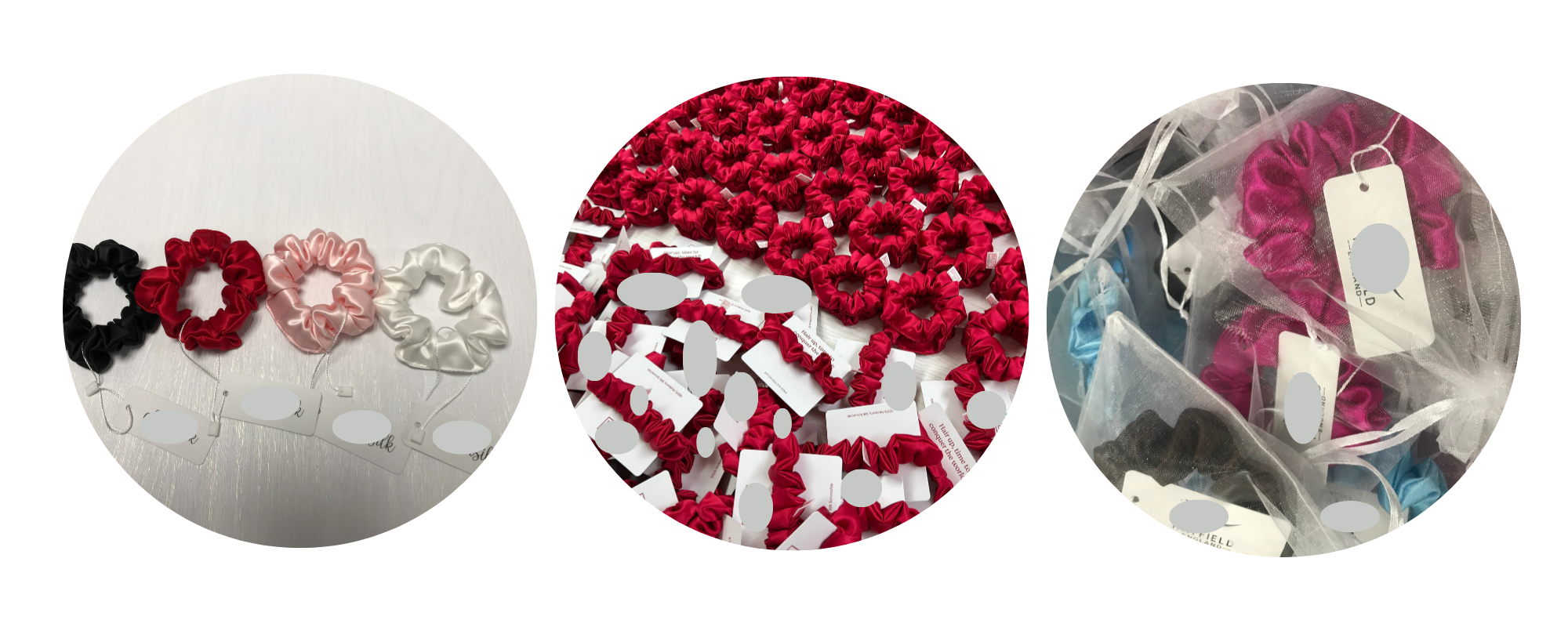 Custom Silk Scrunchie Medium For Brands