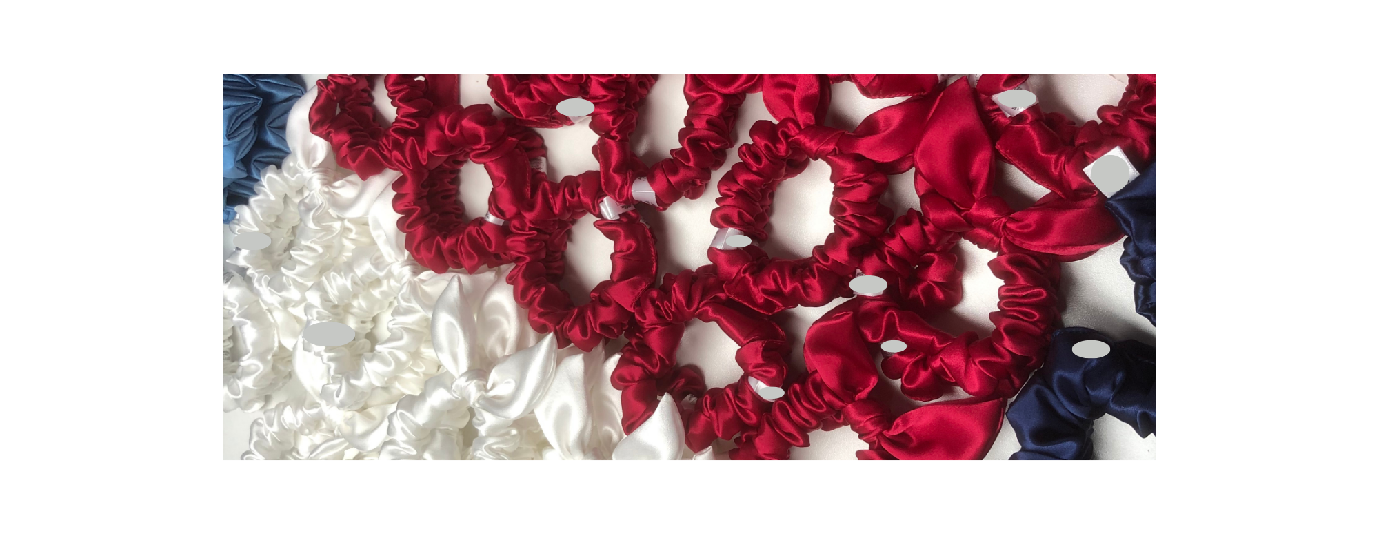 Custom Silk Bow Scrunchie For Brands