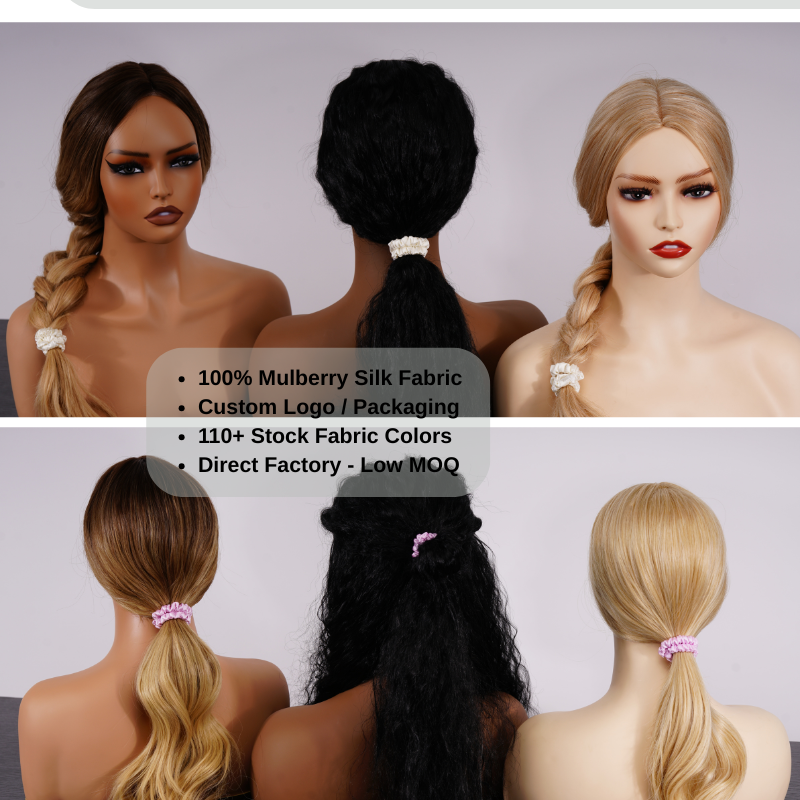 Silk scrunchie for everyday use styling