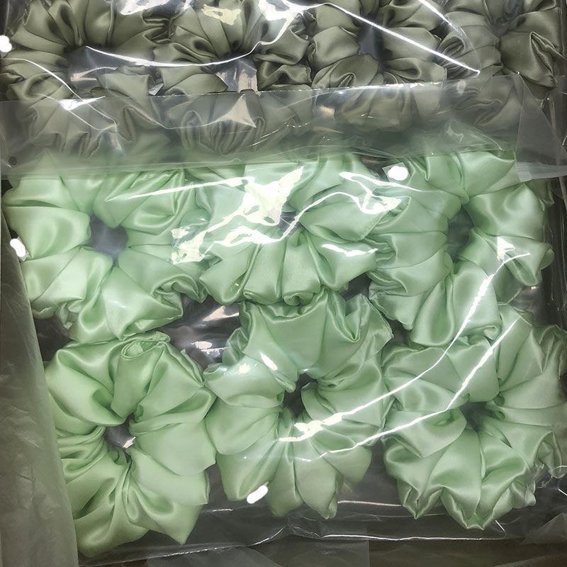 Custom Silk Scrunchie Oversize Fluffy丨Custom Brand