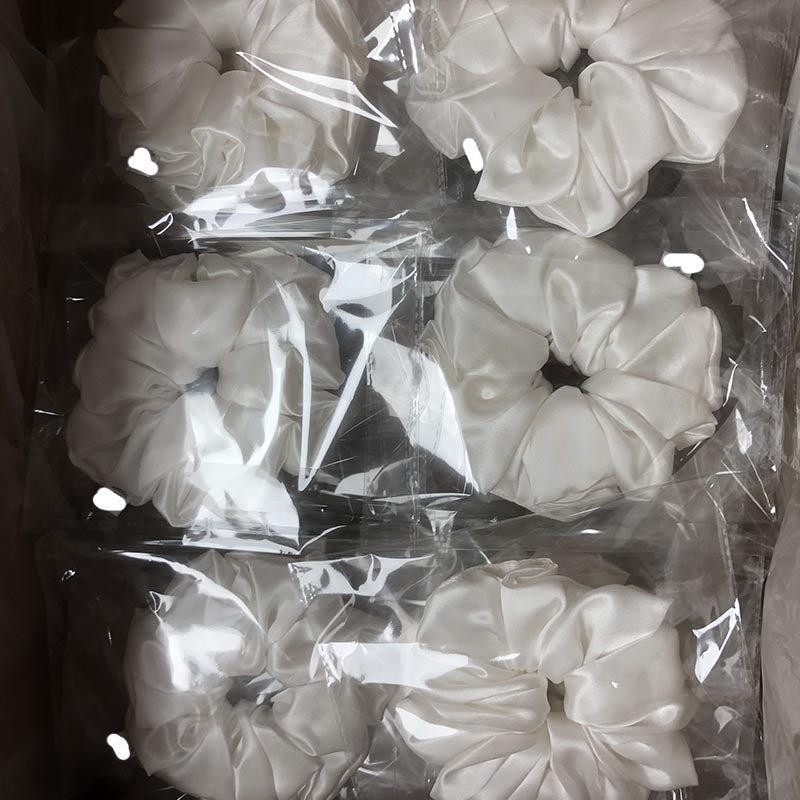 Custom Silk Scrunchie Oversize Fluffy丨Custom Brand