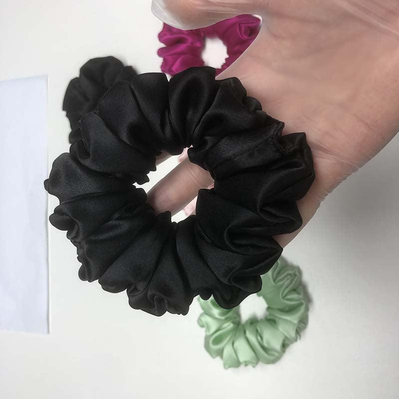 Custom Silk Scrunchie Large Fluffy丨Custom Brand