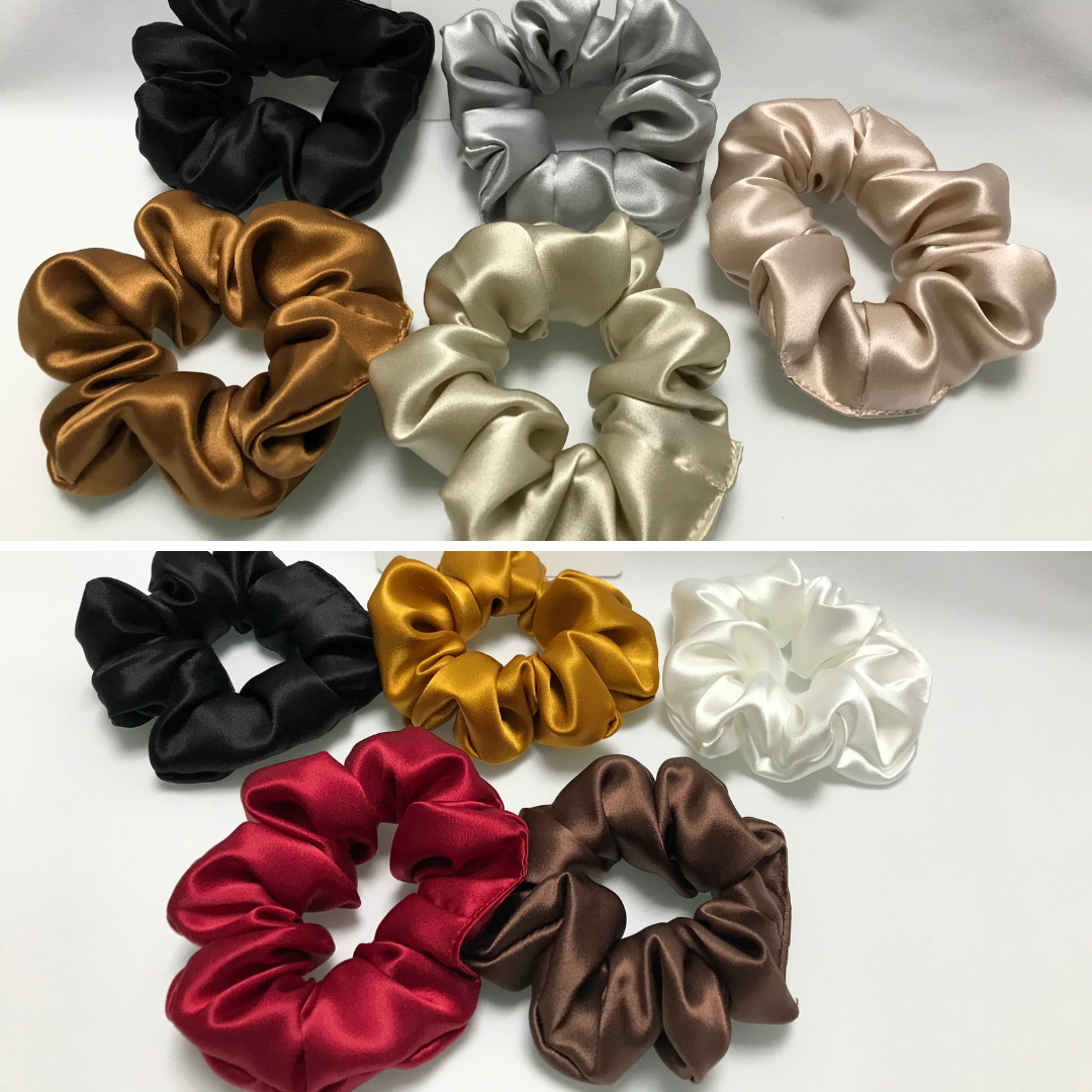 Custom Silk Scrunchie Large丨Custom Brand