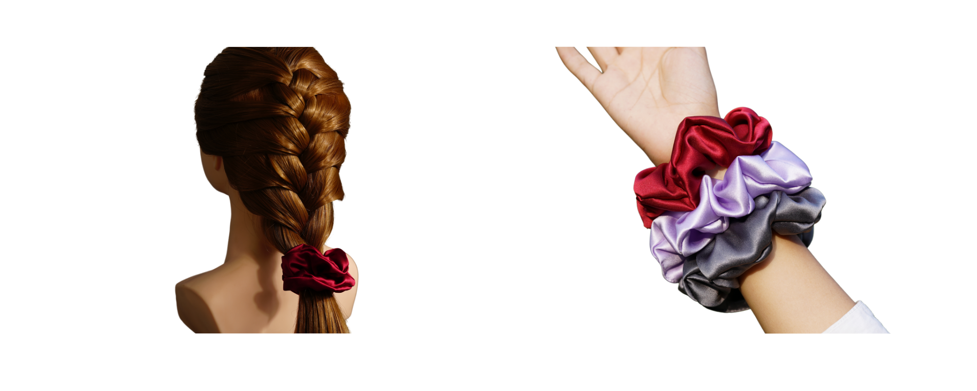 large silk scrunchies wholesale custom, 1 piece wholesale, custom brand low MOQ