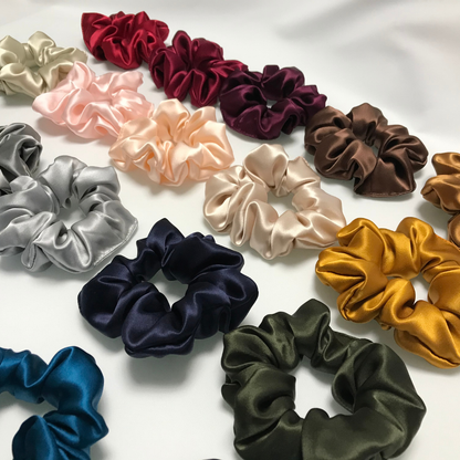 Custom Silk Scrunchie Large丨Custom Brand