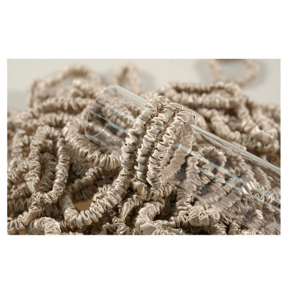 Wholesale Light Tan Silk Scrunchie