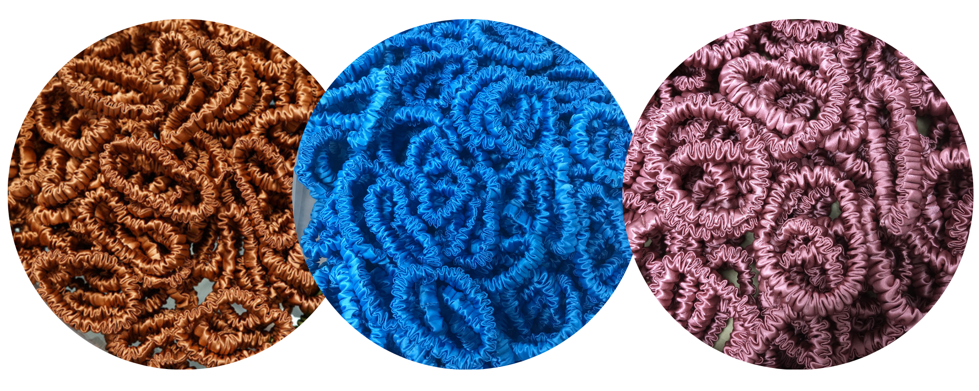 mini silk scrunchie custom wholesale, custom brand low MOQ, 1 piece wholesale