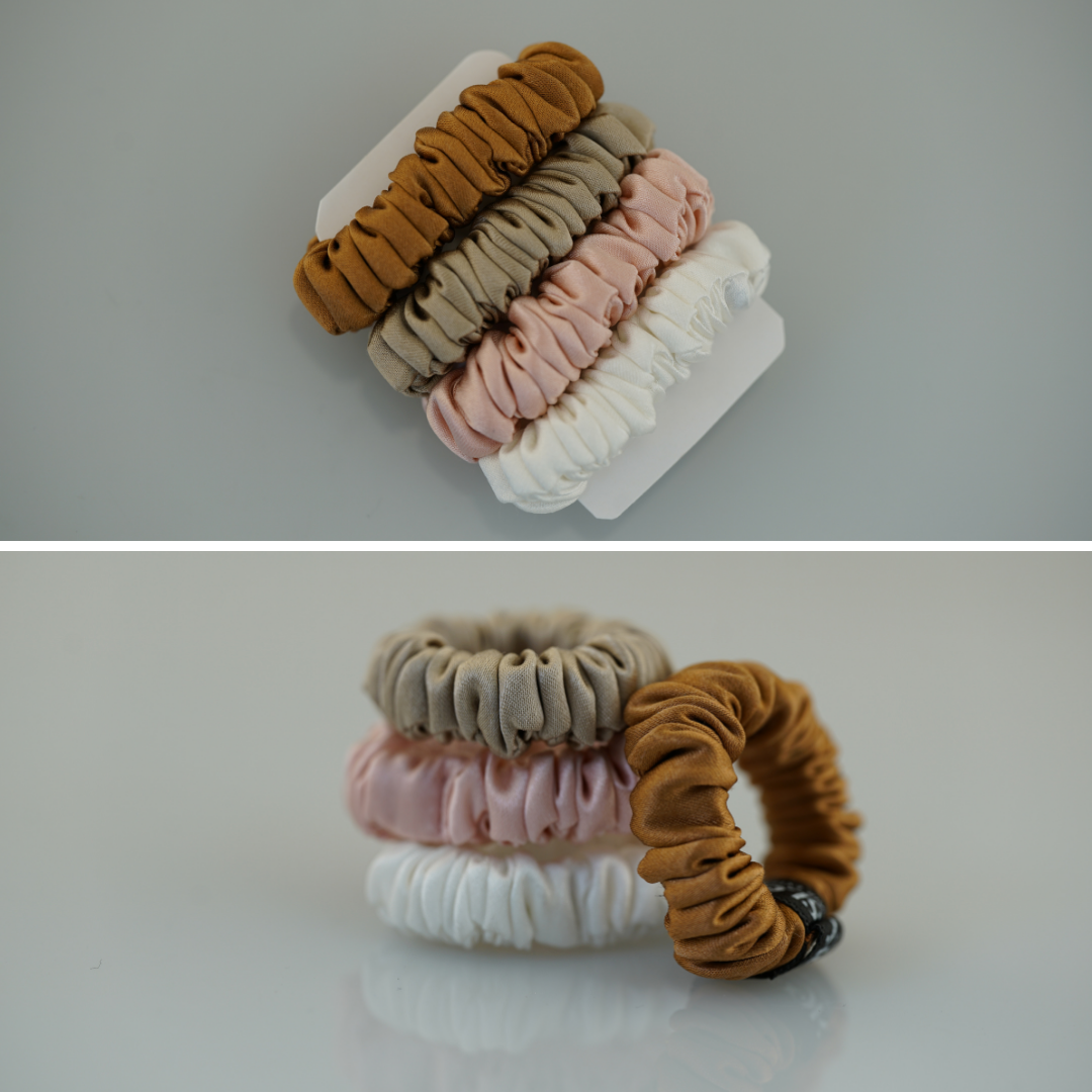 Custom Silk Scrunchie Tiny丨Custom Brand