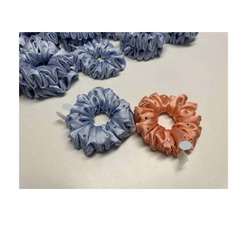 Custom Crystal Silk Scrunchie丨Custom Brand & Bulk Wholesale