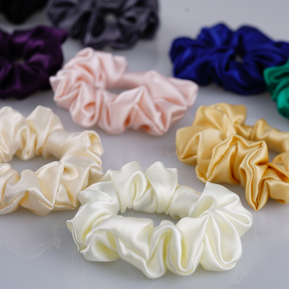 Midi Silk Scrunchie Wholesale - Mix Colors & Fixed Fee