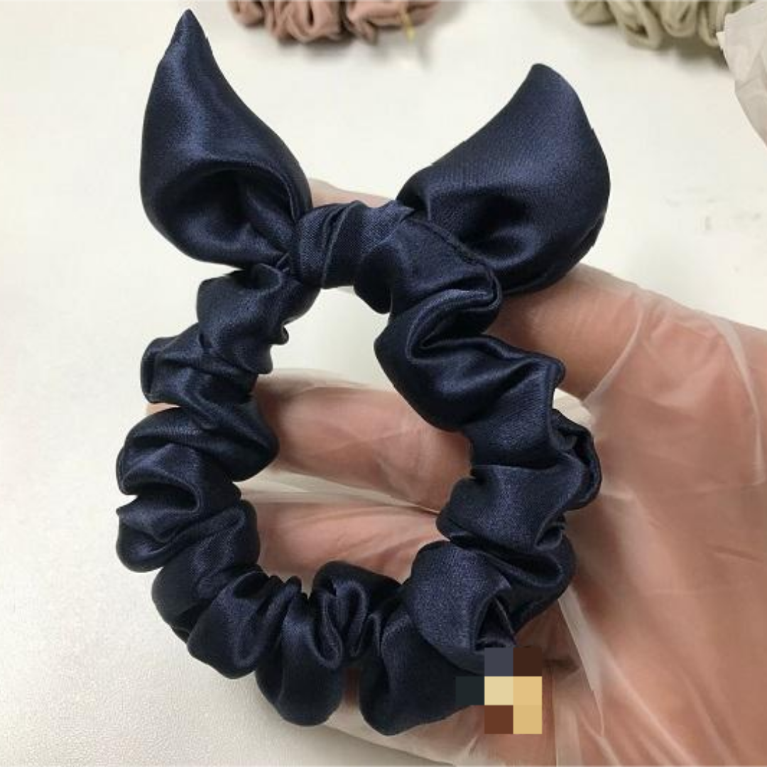 Custom Silk Scrunchie Bow丨Custom Brand
