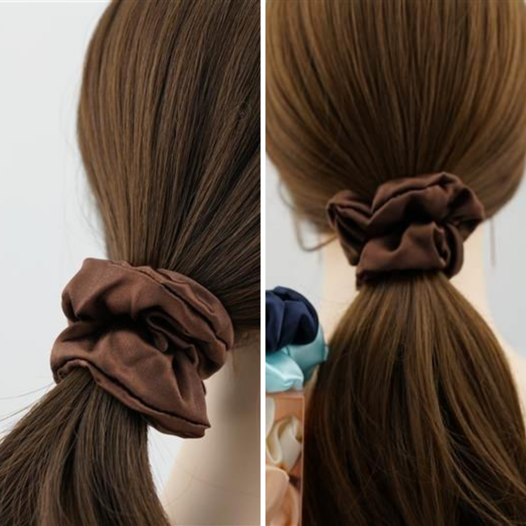 Custom Silk Scrunchie Large丨Custom Brand