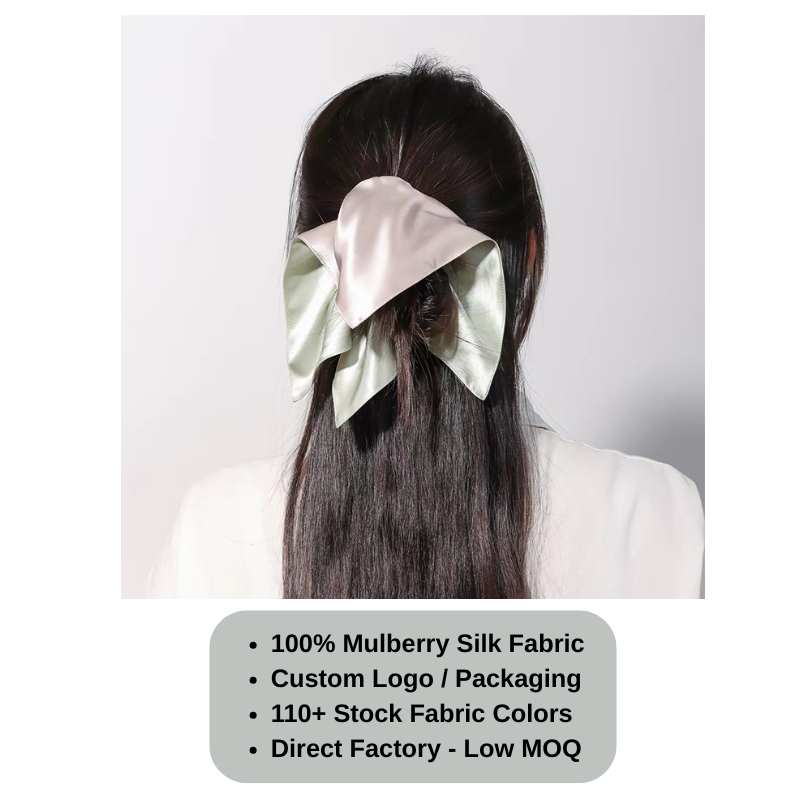 Custom Silk Scrunchie Windmill丨Custom Brand & Bulk Wholesale