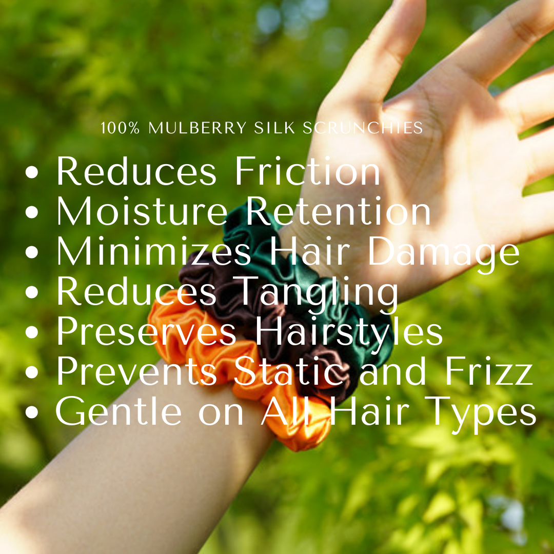 Custom Silk Scrunchie Classic丨Custom Brand